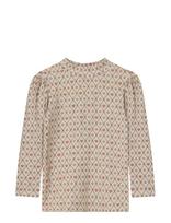 Fliink - Kelly Heart Ls Puff Blouse - Palaidinės ir tunikos - Smėlio