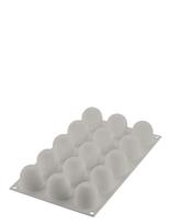 Silikomart - Silikoneform Mini Puff / Skumtoppe 15 Stk. Ø40 H40 - Keksiukų formelės - Pilka