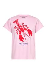 Lollys Laundry - Romall Lobster Tee Ss - Marškinėliai trumpomis rankovėmis - Rožinė