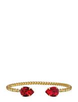 Caroline Svedbom - Mini Drop Bracelet Gold - Apyrankė - Raudona