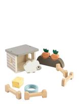 Done By Deer - Tiny Farm Play Set Sheepy Colour Mix - Medinė figūrėlė - Marga / raštuota
