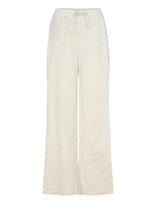 Coster Copenhagen - Gwen Long Pants - Sille Fit - Plačios kelnės - Kreminė spalva