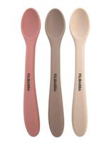 Filibabba - Silicone Feeding Spoons 3-Pack - Rose Mix - Kūdikių vakarienės rinkiniai - Rožinė