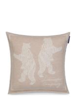 Lexington Home - Bears Jacquard Recycled Wool Pillow Cover - Pagalvių užvalkalas - Smėlio