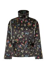 STINE GOYA - 2407 Satin Ruffle, Cinched Aviator - Striukė - Juoda