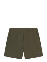 WOOD WOOD - Wwdub Swim Trunks 25347 - Sportiniai maudymosi šortai - Chaki spalva
