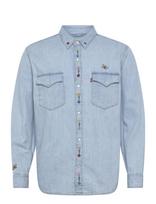 Levi's® - Relaxed Fit Western Spring Flo - Džinsiniai marškiniai - Mėlyna