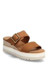 TOMS - Diana Mule Buckle - Basutės su kulnu - Ruda