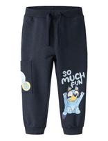 Name It - Nmmjared Bluey Nreg Swe Pants Unb Sky - Sportinės kelnės - Tamsiai mėlyna