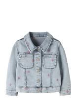 Name It - Nmfelisa Dnm Emb Jacket 2633-Fr T - Džinsės ir velvetinės striukės - Mėlyna