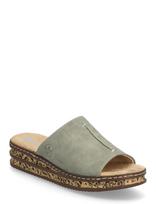 Rieker - Rieker Ladies' Sandals 62905-53 Green - Platforminės basutės - Žalia