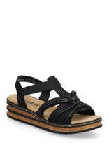 Rieker - 62969-00 - Platforminės basutės - Juoda