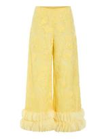 Hunkøn - Aiko Trousers - Plačios kelnės - Geltona
