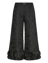 Hunkøn - Aiko Trousers - Plačios kelnės - Juoda