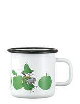 Muurla - Moomin Enamel Mug Joyfull Apples 3,7Dl - Arbatos puodelis - Balta