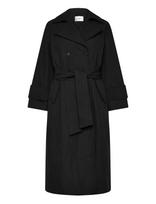 Stylein - Sandra Padded Trench - Lietpaltis - Juoda
