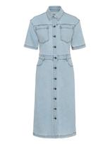 Kaffe - Kaminna Dress - Iki kelių ir midi suknelės - Mėlyna