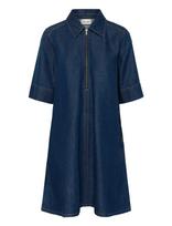 My Essential Wardrobe - Mwmalo 181 Short Zipdress - Trumpa suknelė - Mėlyna
