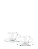 Bialetti - Espresso Cup W.saucer Set/2 Vetro Bialetti® - Kavos puodelis - Nude