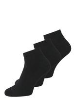 Jack & Jones - Jacbasic Bamboo Short Sock 3 Pack Noos - Kojinės iki kulkšnių - Juoda