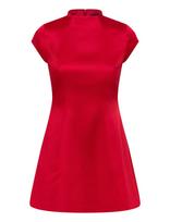 Bardot - Delphi Hourglass Satin Dress - Trumpa suknelė - Raudona