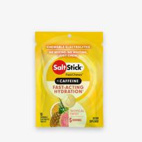 SaltStick Electrolyte Fastchews 10 Tropical Twist + Caffeine