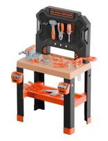 Smoby - Black+Decker Bricolo Workbench - Žaislų įrankiai - Juoda