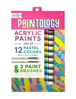 Ooly - Acrylic Paint Set - Paintology - Pastel - Piešimo priemonės - Marga / raštuota