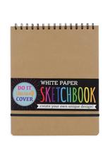 Ooly - Sketchbook - Diy - White 20,5X26,5 Cm - Kalendoriai ir užrašų knygelės - Ruda