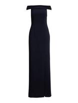 Lauren Ralph Lauren - Strtch Modern Crepe-Gown - Ilga suknelė - Tamsiai mėlyna