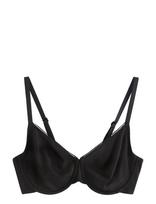 Lindex - Bra Minimizer - Pilnai dengianti liemenėlė - Juoda