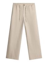 J. Lindeberg - Noah Drape Linen Pants - Lininės kelnės - Smėlio