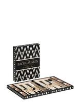 PRINTWORKS - Lacquered Backgammon, Black - Žaidimai - Juoda