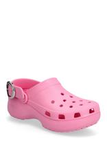 Crocs - Cls Platform Dipped Buckle Clg - Klumpės - Rožinė