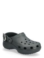 Crocs - Cls Platform Dipped Buckle Clg - Klumpės - Pilka