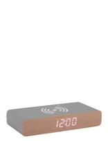 KARLSSON - Alarm Clock Retro Flat Led Jungle Green - Žadintuvas - Pilka