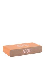 KARLSSON - Alarm Clock Retro Flat Led Jungle Green - Žadintuvas - Oranžinė