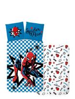 Spider-man - Bed Linen Senior Spiderman 3674 - 140X200, 60X63 Cm - Patalynė - Marga / raštuota