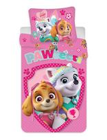 Paw Patrol - Bed Linen Junior Pp 1052 - 100X140, 40X45 Cm - Patalynė - Rožinė