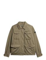 Superdry - Embroidered M65 Military Jkt - Lengva vasarinė striukė - Chaki spalva