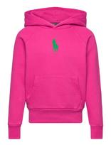 Ralph Lauren Kids - Big Pony Fleece Hoodie - Džemperis - Rožinė