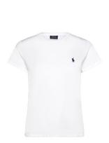 Polo Ralph Lauren - Classic Fit Cotton Jersey Crewneck Tee - Marškinėliai trumpomis rankovėmis - Balta
