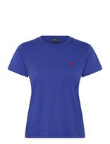 Polo Ralph Lauren - Classic Fit Cotton Jersey Crewneck Tee - Marškinėliai trumpomis rankovėmis - Mėlyna
