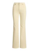Lauren Ralph Lauren - High-Rise Corduroy Flare Pant - Platėjančios kelnės - Kreminė spalva