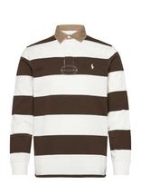 Polo Ralph Lauren - Classic Fit Khaki-Collar Rugby Shirt - Marškinėliai ilgomis rankovėmis - Ruda