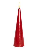 Sirius Home - Sille Lacquer, Coneshape - LED žvakė - Raudona