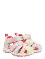 Color Kids - Baby Sandals W. Velcro Strap - Sandalai - Marga / raštuota
