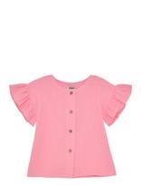 Huttelihut - Blouse Ss Muslin - Palaidinės ir tunikos - Rožinė