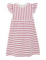 Creamie - Dress Ss Stripe - Suknelė trumpomis rankovėmis - Raudona