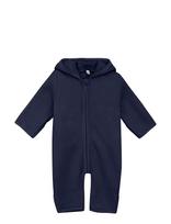 Huttelihut - Pram Suit Cotton Fleece - Flisinis kombinezonas - Tamsiai mėlyna